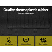 Thumbnail for Weisshorn Car Rubber Floor Mats Front and Rear For Tesla Model 3 2021-2022