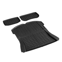 Thumbnail for 3PCS Car Rear Front Cargo Trunk Toolbox Luggage Rubber Mats for Tesla Model 3 2021-2022