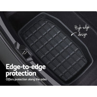 Thumbnail for 3PCS Car Rear Front Cargo Trunk Toolbox Luggage Rubber Mats for Tesla Model 3 2021-2022