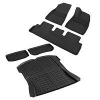 Thumbnail for Weisshorn Car Rubber Floor Mats for Tesla Model 3 Trunk Toolbox Cargo Mat Carpet