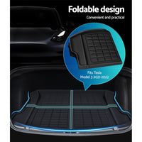 Thumbnail for Weisshorn Car Rubber Floor Mats for Tesla Model 3 Trunk Toolbox Cargo Mat Carpet