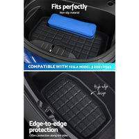 Thumbnail for Weisshorn Car Rubber Floor Mats for Tesla Model 3 Trunk Toolbox Cargo Mat Carpet