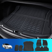 Thumbnail for Weisshorn Car Rubber Floor Mats for Tesla Model 3 Trunk Toolbox Cargo Mat Carpet