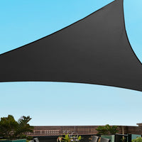 Thumbnail for Instahut Sun Shade Sail Cloth Shadecloth Outdoor Canopy Triangle 280gsm 5x5x5m