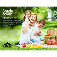 Thumbnail for Instahut Sun Shade Sail Cloth Shadecloth Outdoor Canopy Triangle 280gsm 6x6x6m