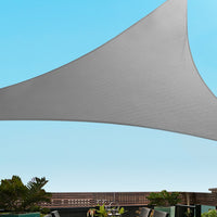 Thumbnail for Instahut Sun Shade Sail Cloth Shadecloth Outdoor Canopy Triangle 280gsm 6x6x6m