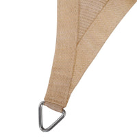 Thumbnail for Instahut 2.5x3m Shade Sail Sun Shadecloth 280gsm Sand