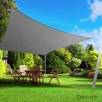 Thumbnail for Instahut Shade Sail Cloth Canopy Shadecloth Awning Outdoor Rectangle 3x5M