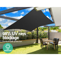 Thumbnail for Instahut 280gsm 3x6m Sun Shade Sail Canopy Rectangle