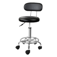 Thumbnail for Artiss Salon Stool Swivel Chair Backrest Barber Hairdressing Hydraulic Height