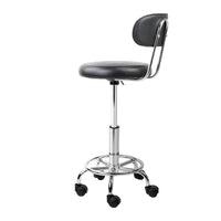 Thumbnail for Artiss Salon Stool Swivel Chair Backrest Barber Hairdressing Hydraulic Height