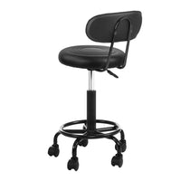 Thumbnail for Artiss Salon Stool Swivel Chairs with Back Barber Beauty Hydralic Lift