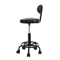 Thumbnail for Artiss Salon Stool Swivel Chairs with Back Barber Beauty Hydralic Lift