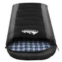 Thumbnail for Weisshorn Sleeping Bag Camping Hiking Tent Winter Thermal Comfort 0 Degree Black