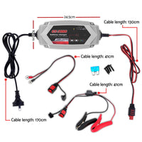 Thumbnail for Smart Battery Charger 7A 12V 24V Automatic SLA AGM Car Truck Boat Motorcycle Caravan