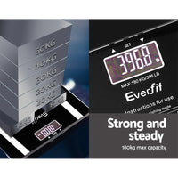 Thumbnail for Everfit Bathroom Scales Digital Body Fat Scale 180KG Electronic Monitor Tracker