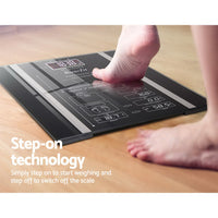 Thumbnail for Everfit Bathroom Scales Digital Body Fat Scale 180KG Electronic Monitor Tracker
