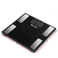 Thumbnail for Everfit Bathroom Scales Digital Body Fat Scale 180KG Electronic Monitor BMI CAL
