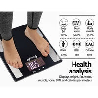 Thumbnail for Everfit Bathroom Scales Digital Body Fat Scale 180KG Electronic Monitor BMI CAL