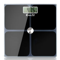 Thumbnail for Everfit Bathroom Scales Digital Weighing Scale 180KG Electronic Monitor Tracker