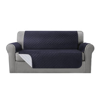 Thumbnail for Artiss Sofa Cover Quilted Couch Covers 100% Water Resistant 3 Seater Dark Grey