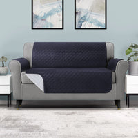 Thumbnail for Artiss Sofa Cover Quilted Couch Covers 100% Water Resistant 3 Seater Dark Grey