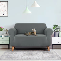 Thumbnail for Artiss Sofa Cover Elastic Stretchable Couch Covers Grey 2 Seater