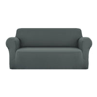 Thumbnail for Artiss Sofa Cover Elastic Stretchable Couch Covers Grey 3 Seater