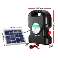 Thumbnail for Giantz 20km Electric Fence Energiser Solar Energizer Charger Farm Animal 1.2J