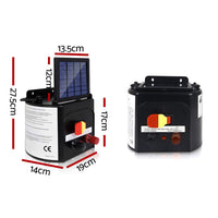 Thumbnail for Giantz 3km Solar Electric Fence Charger Energiser