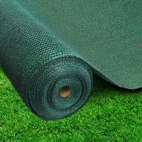 Thumbnail for Instahut 70% Sun Shade Cloth Shadecloth Sail Roll Mesh Outdoor 175gsm 1.83x20m Green