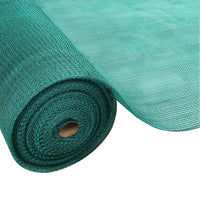 Thumbnail for Instahut 1.83x20m 30% UV Shade Cloth Shadecloth Sail Garden Mesh Roll Outdoor Green