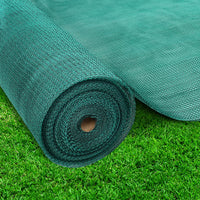 Thumbnail for Instahut 1.83x20m 30% UV Shade Cloth Shadecloth Sail Garden Mesh Roll Outdoor Green