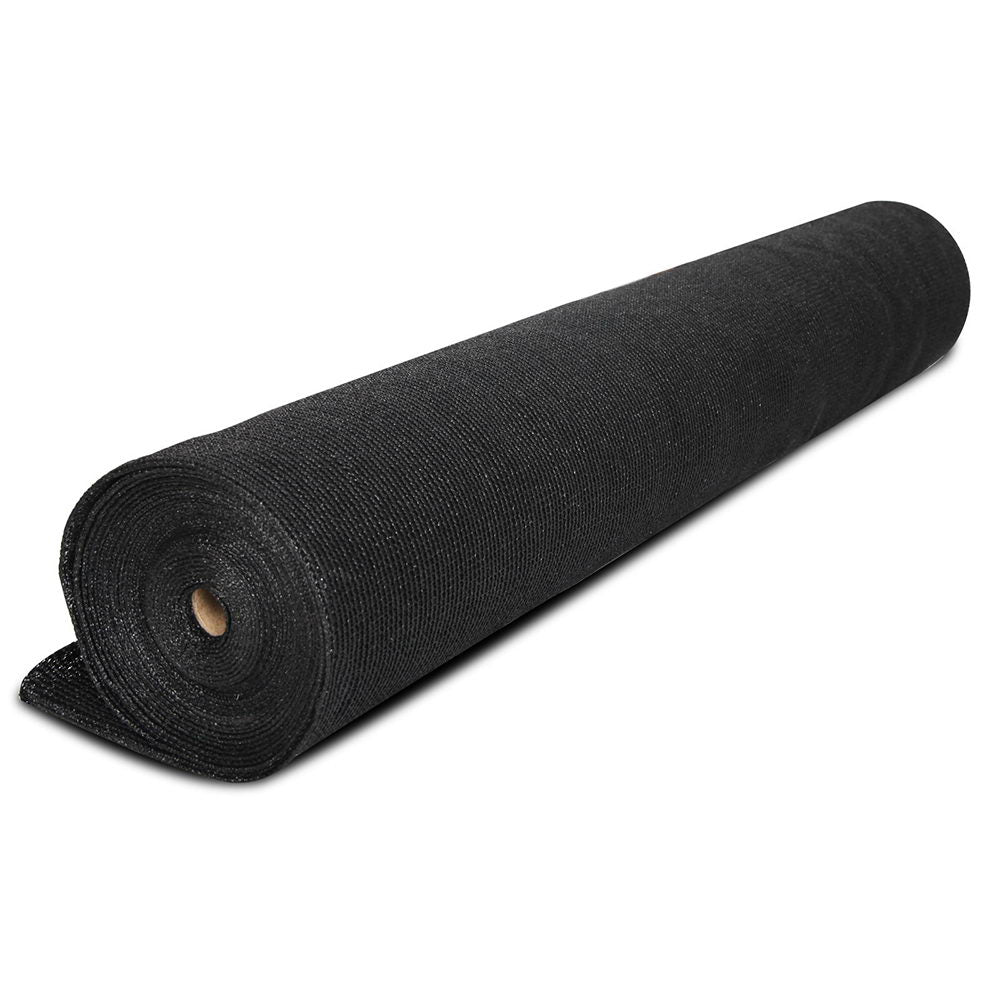 Instahut 3.66 x 10m Shade Sail Cloth - Black