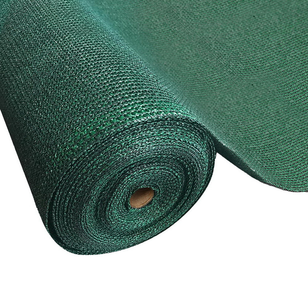 Instahut 90% Sun Shade Cloth Shadecloth Sail Roll Mesh 3.66x10m 195gsm Green