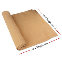 Thumbnail for Instahut 3.66 x 20m Shade Sail Cloth - Beige