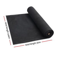 Thumbnail for Instahut 3.66x30m 30% UV Shade Cloth Shadecloth Sail Garden Mesh Roll Outdoor Black