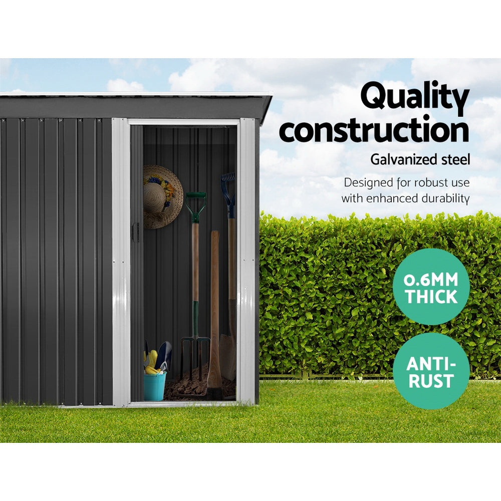 Giantz 1.62x0.86M Garden Shed - Outdoor Storage with Sliding Door