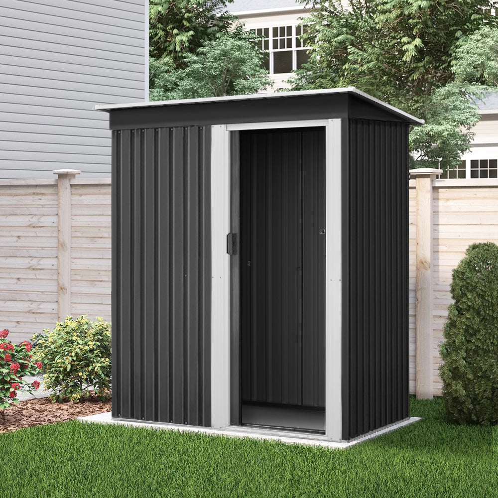 Giantz 1.62x0.86M Garden Shed - Outdoor Storage with Sliding Door