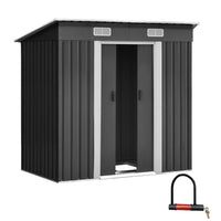 Thumbnail for Giantz Garden Shed Outdoor Storage Sheds Tool Workshop 1.94x1.21M with Base