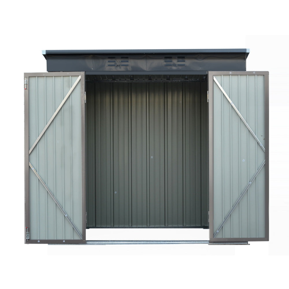 Giantz Garden Shed 1.95x1.31M Sheds Outdoor Storage Steel Workshop House Tool Double Door