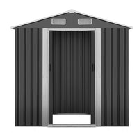 Thumbnail for Giantz Garden Shed Outdoor Storage Sheds 1.96x1.32M Tool Workshop Metal Grey