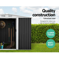 Thumbnail for Giantz Garden Shed 2.58x2.07M Sheds Outdoor Storage Workshop Metal Shelter Sliding Door