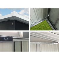 Thumbnail for Giantz Garden Shed 2.58x2.07M Sheds Outdoor Storage Workshop Metal Shelter Sliding Door