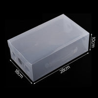 Thumbnail for Artiss Set of 20 Clear Shoe Box Foldable Transparent Shoe Storage Stackable Case