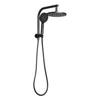 Thumbnail for Cefito WELS 9'' Rain Shower Head Set Round Handheld High Pressure Wall Black