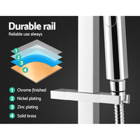 Thumbnail for Cefito WELS 10'' Rain Shower Head Set Round Handheld High Pressure Wall Chrome