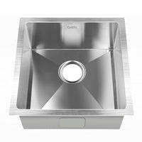 Thumbnail for Cefito 44cm x 44cm Stainless Steel Kitchen Sink Under/Top/Flush Mount Silver