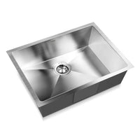 Thumbnail for Cefito 60cm x 45cm Stainless Steel Kitchen Sink Under/Top/Flush Mount Silver