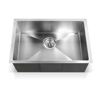 Thumbnail for Cefito 60cm x 45cm Stainless Steel Kitchen Sink Under/Top/Flush Mount Silver